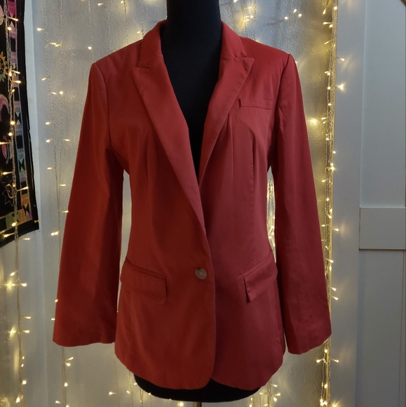 Banana Republic Woman's Coral Colored Blazer - Picture 3 of 3